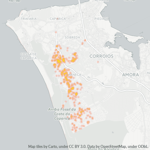 2820 Heatmap de Densidade da Empresa