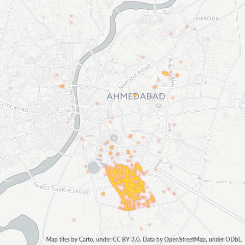 380050 Business Density Heatmap