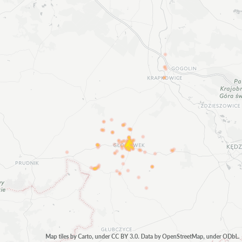48-250 Mapa intensywności działalności gospodarczej