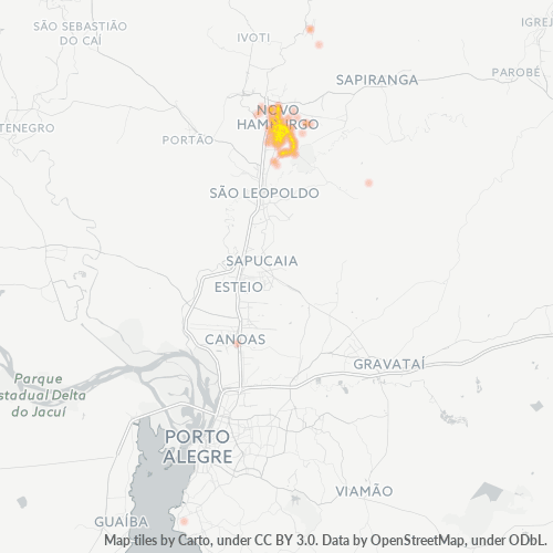 93410-000 Heatmap de Densidade da Empresa