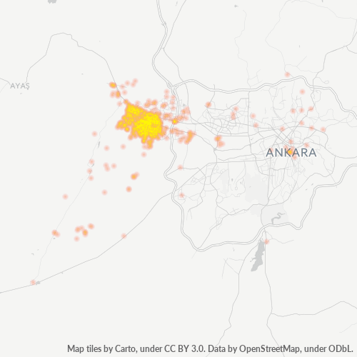 posta kodu 06930 için yoğunluk haritası