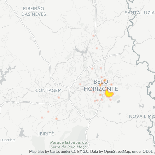 30220-000 Heatmap de Densidade da Empresa