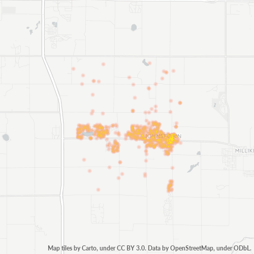 80534 Business Density Heatmap