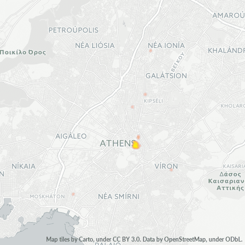 105 60 Χάρτης θερμότητας πυκνότητας επιχείρησης