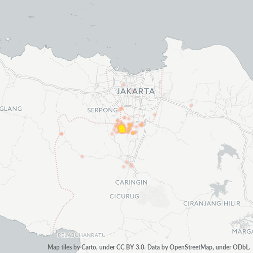 16519 Peta Panas Densitas Bisnis