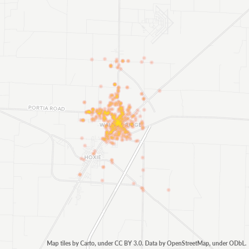 72476 Business Density Heatmap