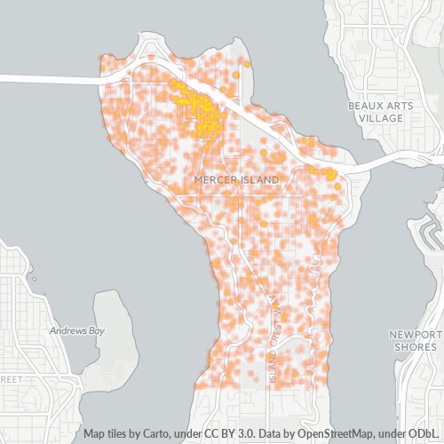 98040 Business Density Heatmap
