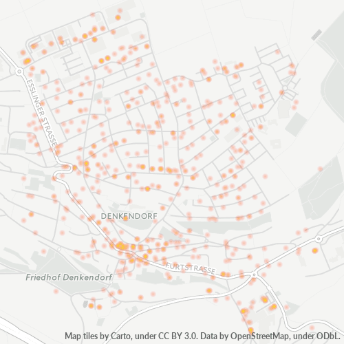 Heatmap für plz 73770