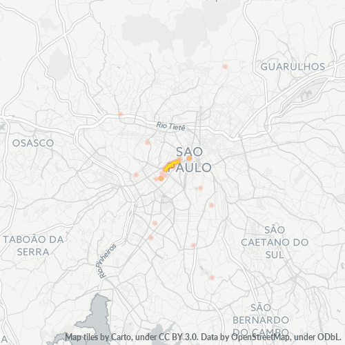 01304-000 Heatmap de Densidade da Empresa