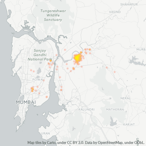 421201 Business Density Heatmap
