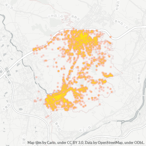 333 商業密度熱圖