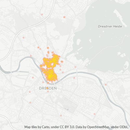 Heatmap für plz 01097