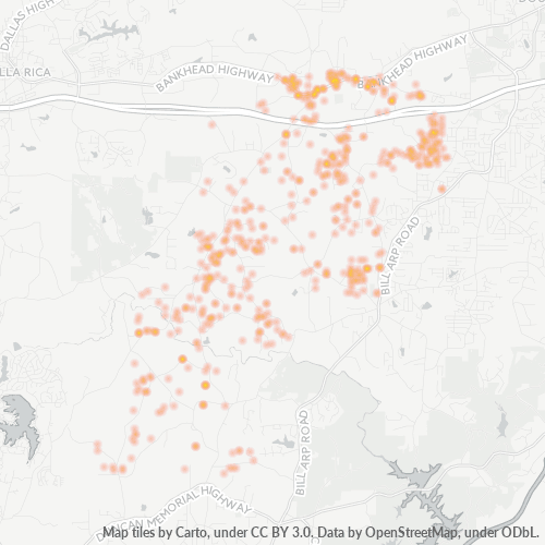 30187 Business Density Heatmap