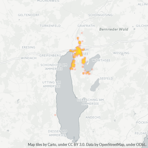 Heatmap für plz 82266