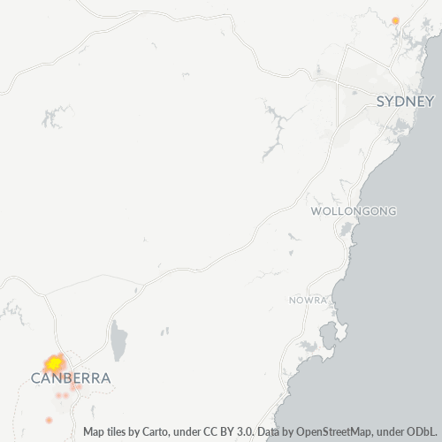 2615 Business Density Heatmap