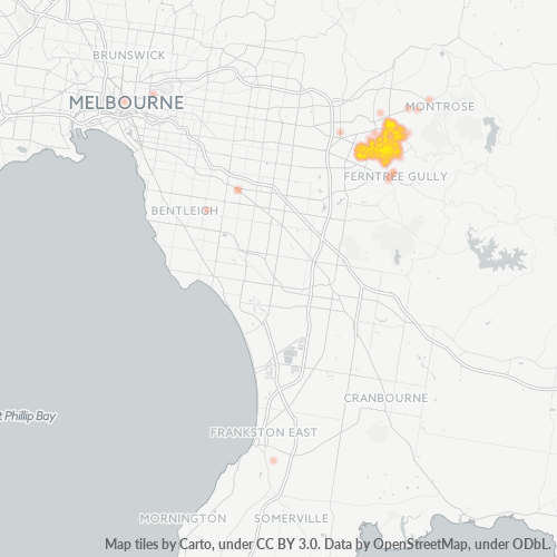 3155 Business Density Heatmap
