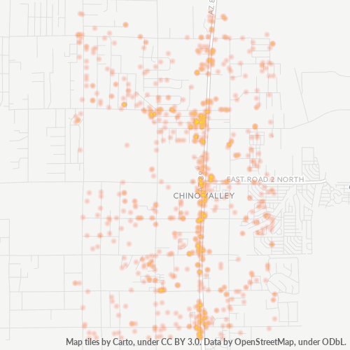 86323 Business Density Heatmap