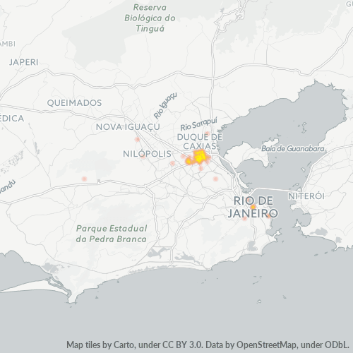21241-000 Mapa de calor de densidad empresarial