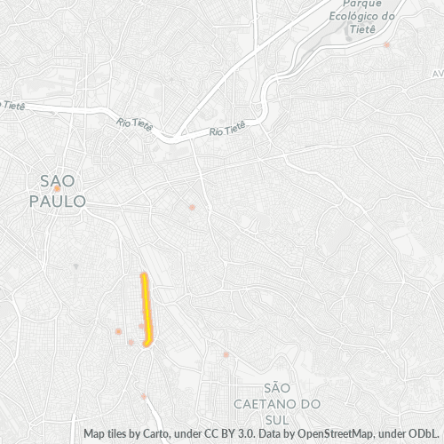04208-000 Mapa de calor de densidad empresarial