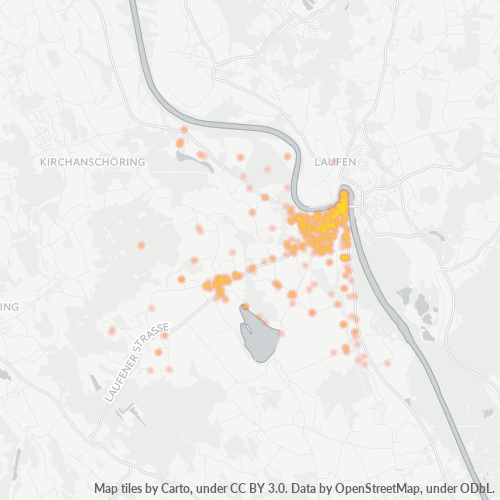 Heatmap für plz 83410