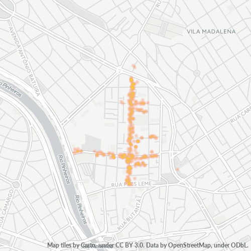 05428-000 Heatmap de Densidade da Empresa