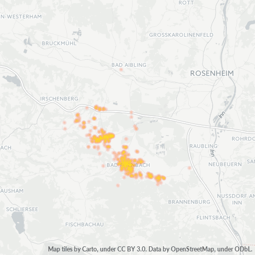 Heatmap für plz 83075