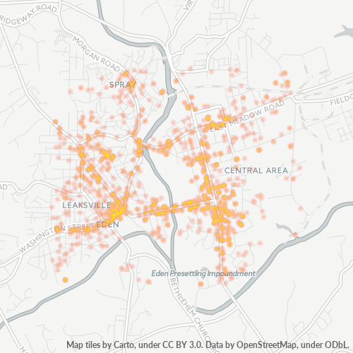 27288 Business Density Heatmap