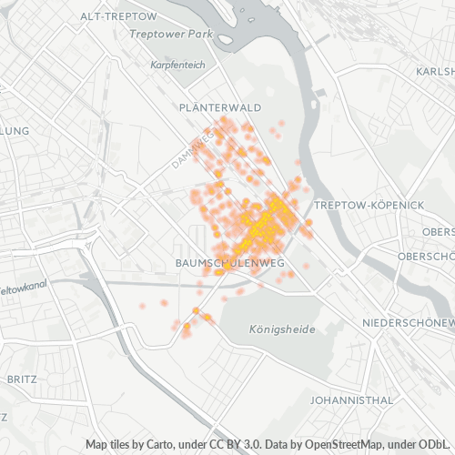 12437 Standortdichte-Heatmap