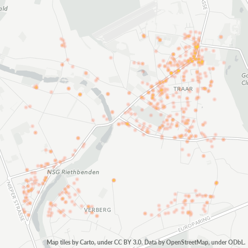 Heatmap für plz 47802