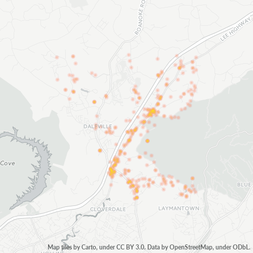 24175 Business Density Heatmap