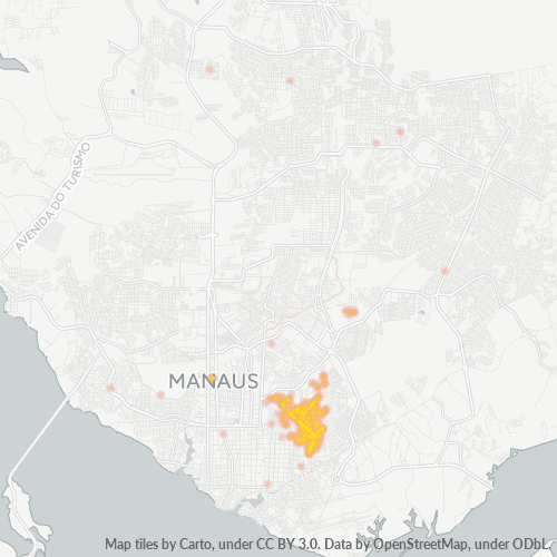 69063-000 Mapa de calor de densidad empresarial