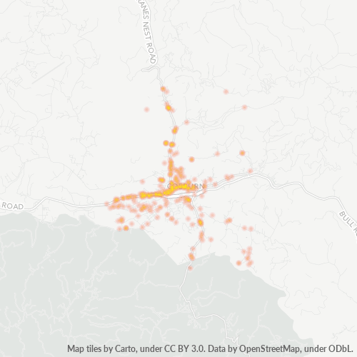 24230 Business Density Heatmap