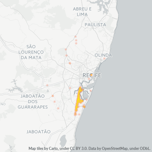 51150-000 Heatmap de Densidade da Empresa
