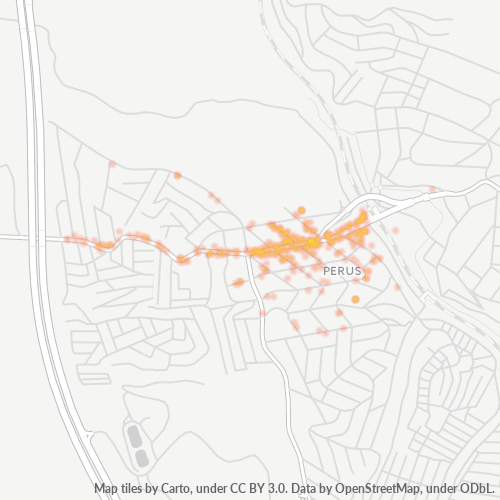 05204-000 Mapa de calor de densidad empresarial