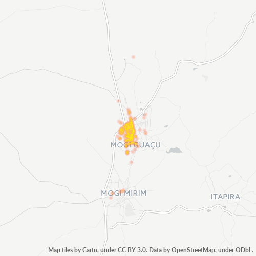13845-000 Mapa de calor de densidad empresarial
