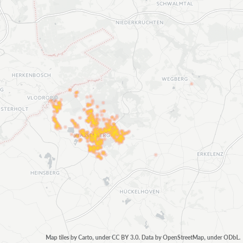 Heatmap für plz 41849