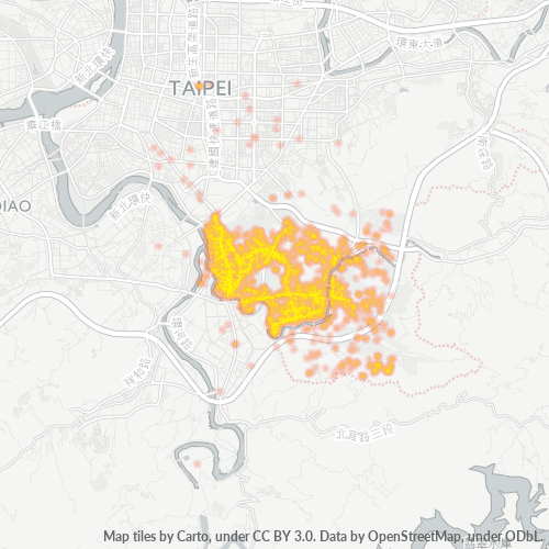 116 商業密度熱圖