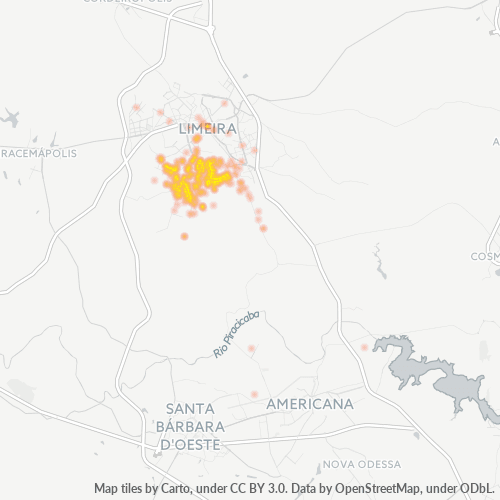 13481-000 Mapa de calor de densidad empresarial