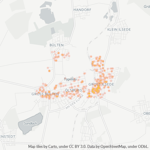 Heatmap für plz 31241