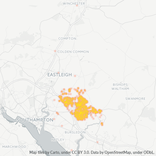 SO30 Business Density Heatmap