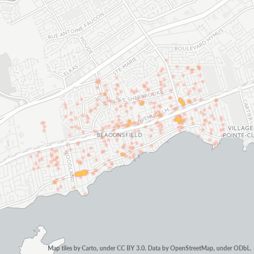 H9W Business Density Heatmap