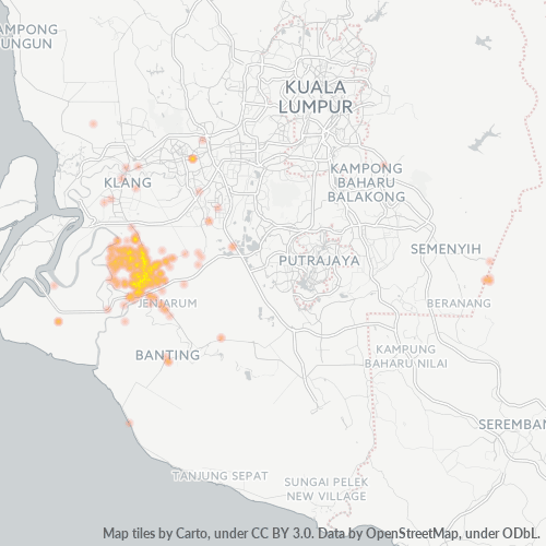 42500 Heatmap Ketumpatan Perniagaan