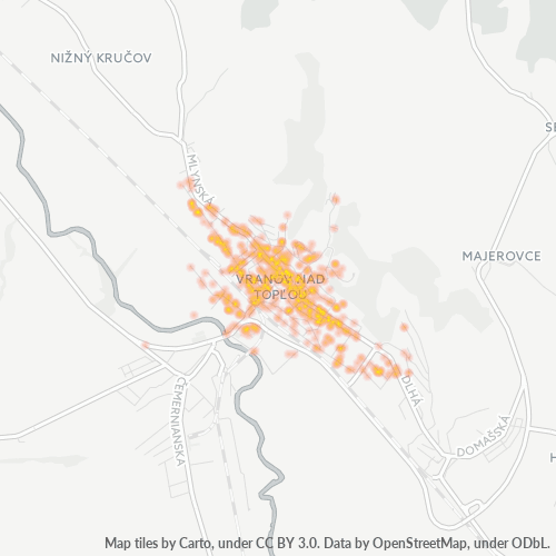 093 01 Teplotná mapa obchodnej hustoty
