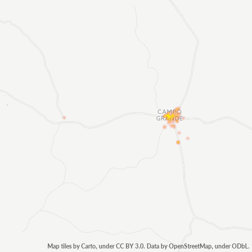 79100-000 Heatmap de Densidade da Empresa