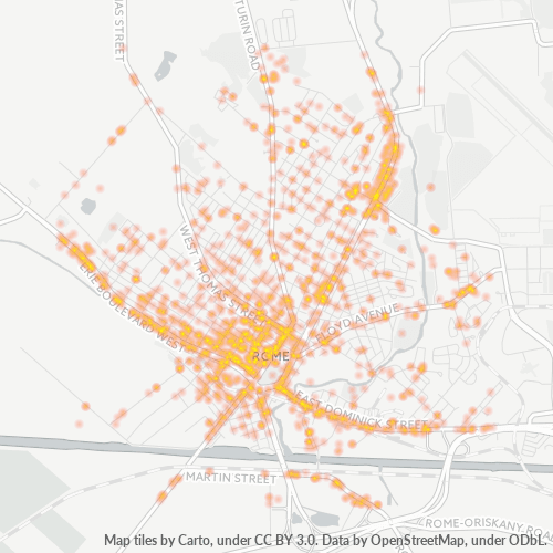 13440 Business Density Heatmap