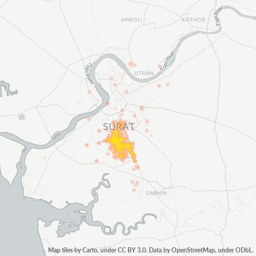 394221 Business Density Heatmap
