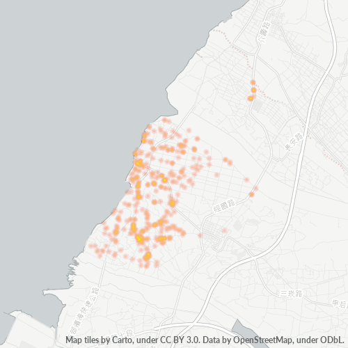 439 商業密度熱圖