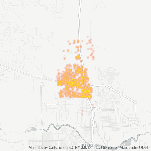 81008 Business Density Heatmap