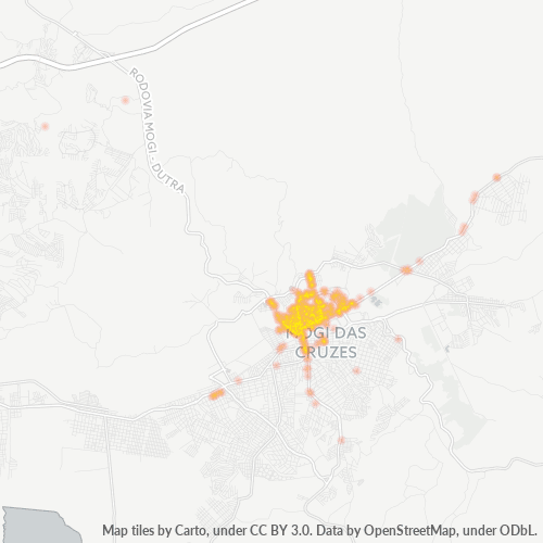 08773-000 Mapa de calor de densidad empresarial