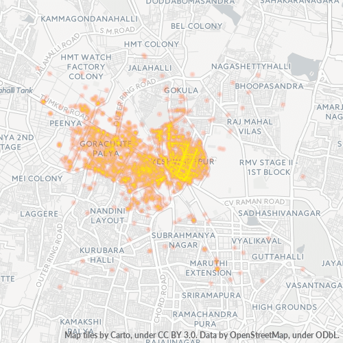 560022 Business Density Heatmap